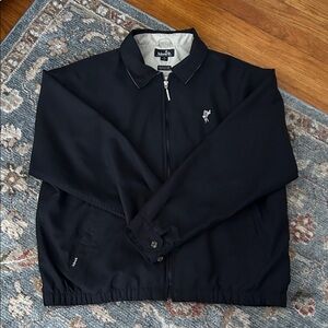 Ashworth Men's Black Windbreaker Jacket